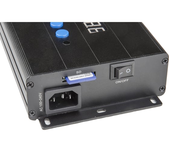 Контроллер DMX Uniel для управления RGB прожекторами серии ULF-L52 DC24V. ULC-L52 RGB/DC24V BLACK UL-00008371