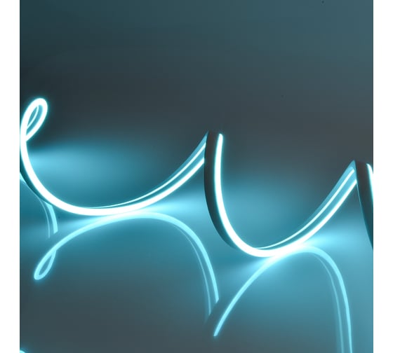 Гибкая светодиодная лента Uniel NEON ULS-N01-2835-120LED/m-6mm-IP67-DC12V-9W/m-5M-LIGHTBLUE UL-00009091