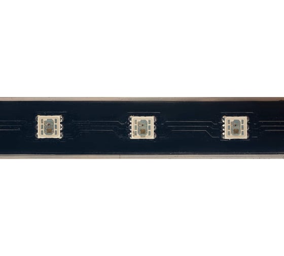 Cветодиодная лента MAKSILED 5В, 48д/м, 14Вт/м, SPI-RGB, APA102, IP54, 3м, мульти ML-W-104-RGB-V/2-SF