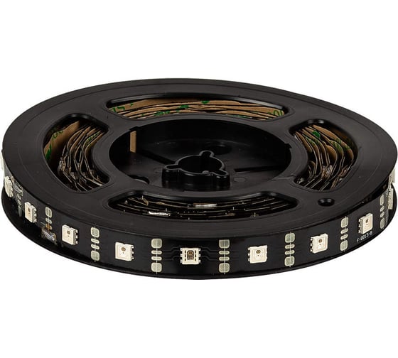 Cветодиодная лента MAKSILED 5В, 48д/м, 14Вт/м, SPI-RGB, APA102, IP20, 3м, мульти ML-104-RGB-V/2-S 1