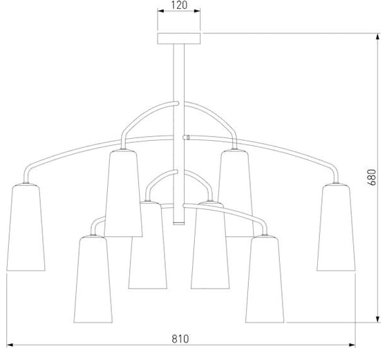 Потолочный светильник Eurosvet 70137 8 хром a057696