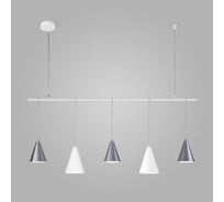 Подвесной светильник Eurosvet 50088 5 белый серебро a057473