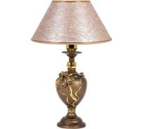 Настольный светильник BOGACHO Флер Де Лис бронзового цвета СБ-180/Б/Глоси/Жемчуг