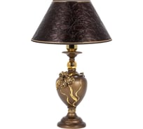 Настольный светильник BOGACHO Флер Де Лис бронзового цвета СБ-180/Б/Глоси/Шоколад