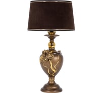 Настольный светильник BOGACHO Флер де Лис бронзового цвета СБ-180/Б/Конфети шоколад
