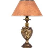 Настольный светильник BOGACHO Флер де Лис бронзового цвета СБ-180/Б/Персик
