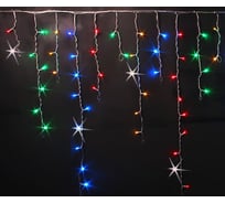 Гирлянда General Lighting Systems Бахрома GLFG-48-180-50-IP20-FL-RGB 48 диодов, 5 м, контроллер 8 режимов 530026