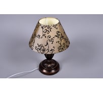 Настольная лампа РОССВЕТ 1*60Вт*E27 РС21172 BK+RD/1T