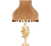 Настольный светильник BOGACHO Орхидея Лира бежевого цвета СБ-186/АС/Классика поталь