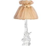 Настольный светильник BOGACHO Терра белого цвета СБ-184/Бел/Мадлен поталь