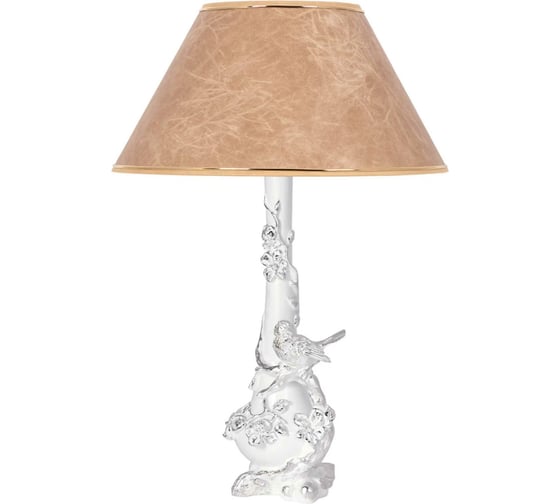 Настольный светильник BOGACHO Терра белого цвета СБ-184/Бел/Кофе 1