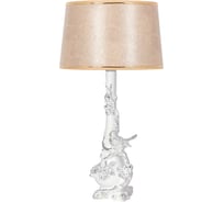 Настольный светильник BOGACHO Терра белого цвета СБ-184/Бел/Тюссо жемчуг