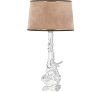 Настольный светильник BOGACHO Терра белого цвета СБ-184/Бел/Тюссо капучино