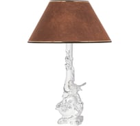 Настольный светильник BOGACHO Терра белого цвета СБ-184/Бел/Шоколад