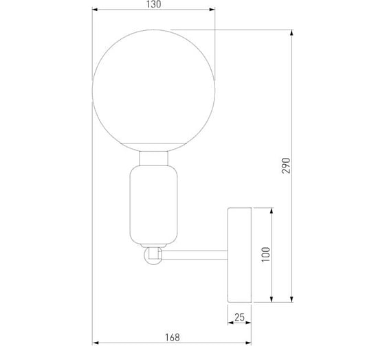 Настенный светильник Eurosvet 50251 1 белый a057862