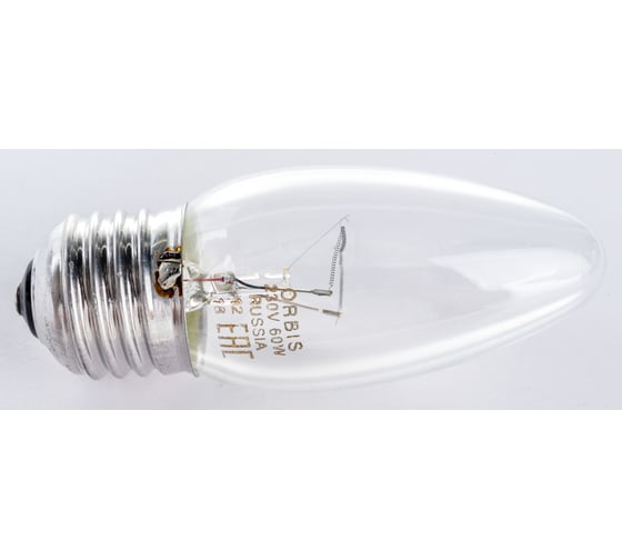Лампа накаливания ORBIS CLAS B CL 60W 230V E27 10x10x1 NCE 4058118023981