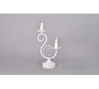 Настольная лампа 2*60Вт*E14 РОССВЕТ РС20930 WT/2T