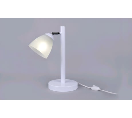 Настольная лампа РОССВЕТ 1*60Вт*E27 РС20657 WT+CR/1T