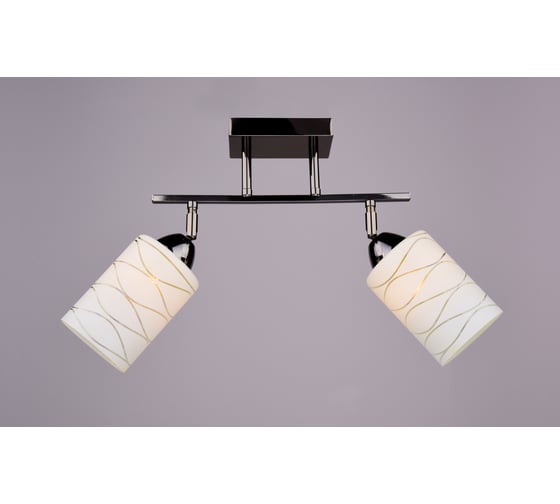 Светильник потолочный РОССВЕТ 2*60Вт*E27 РС18250 BK/2C 1