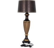 Настольный светильник BOGACHO Ваза ребристая бронзового цвета СБ-19/Б/Тюссо шоколад