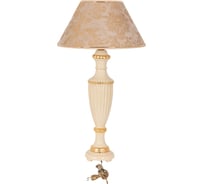 Настольный светильник BOGACHO Ваза ребристая бежевого цвета СБ-19/АС/Антиквайт