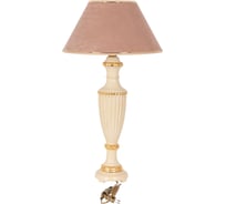 Настольный светильник BOGACHO Ваза ребристая бежевого цвета СБ-19/АС/Карамель