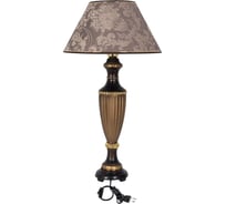 Настольный светильник BOGACHO Ваза ребристая бронзового цвета СБ-19/Б/Голдбраун