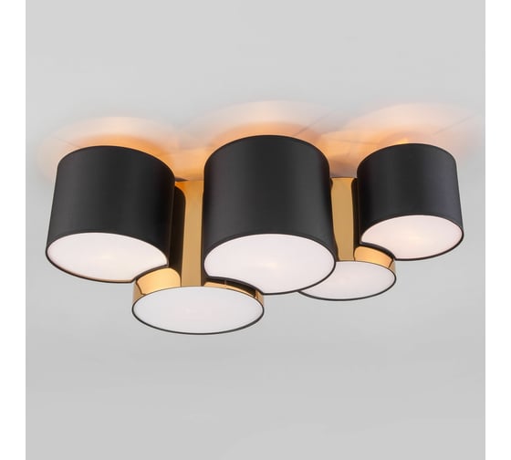 Потолочный светильник Eurosvet 3447 Mona Black Gold a055679 1