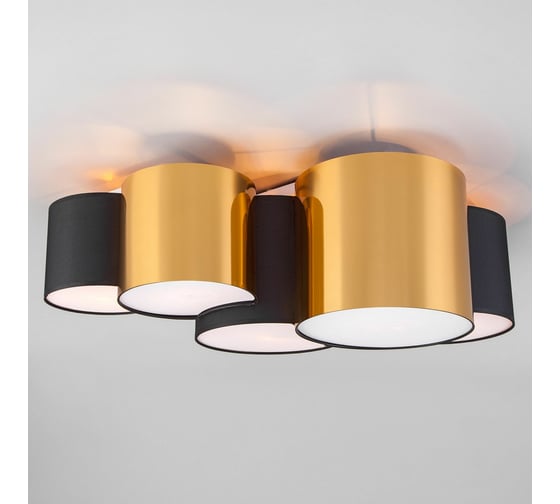 Потолочный светильник Eurosvet 3447 Mona Black Gold a055679