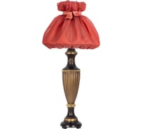 Настольный светильник BOGACHO Ваза ребристая бронзового цвета СБ-19/Б/Мадлен роза