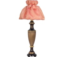 Настольный светильник BOGACHO Ваза ребристая бронзового цвета СБ-19/Б/Мадлен персик