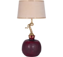 Настольный светильник BOGACHO Гранат бордовая СБ-188/Кр/Конфети айвори