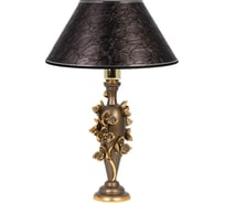 Настольный светильник BOGACHO Орхидея Лира бронзового цвета СБ-186/Б/Глоси/Серебро