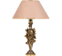 Настольный светильник BOGACHO Орхидея Лира бронзового цвета СБ-186/Б/Карамель