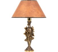 Настольный светильник BOGACHO Орхидея Лира бронзового цвета СБ-186/Б/Персик