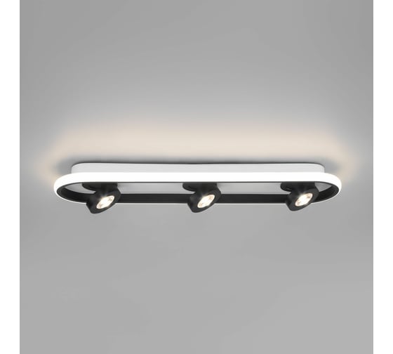 Потолочный светильник Eurosvet 20123 3 LED белый черный a055525