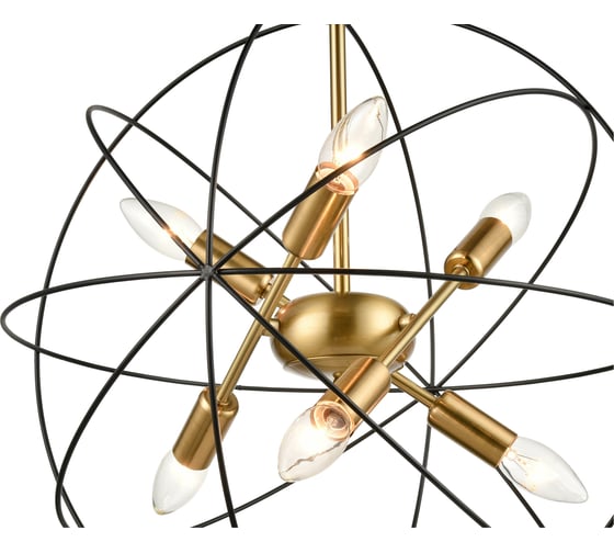 Подвесной светильник Vele Luce Asteroide 6xE14 40W VL5342P06