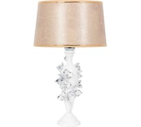Настольный светильник BOGACHO Орхидея Лира белого цвета СБ-186/Бел/Тюссо жемчуг