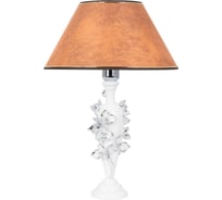 Настольный светильник BOGACHO Орхидея Лира белого цвета СБ-186/Бел/Персик