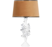 Настольный светильник BOGACHO Орхидея Лира белого цвета СБ-186/Бел/Тюссо поталь