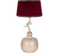 Настольный светильник BOGACHO Гранат бежевого цвета СБ-188/АС/Конфети рубивайн