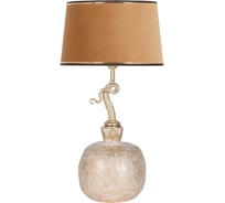 Настольный светильник BOGACHO Гранат бежевого цвета СБ-188/АС/Тюссо поталь