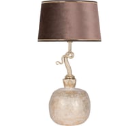 Настольный светильник BOGACHO Гранат бежевого цвета СБ-188/АС/Тюссо кофе