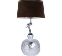 Настольный светильник BOGACHO Гранат серебристого цвета СБ-188/АСр/Конфети шоколад