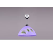 Подвесной светильник РОССВЕТ 1*60Вт*E27 РС-017 Хром Метелка фиолетовая