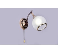 Бра РОССВЕТ 1х60ВтхE27 РС20193 BRN+FG/1W