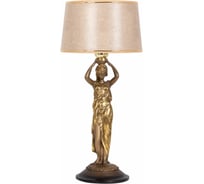 Настольный светильник BOGACHO Гречанка бронзового цвета СБ-68/Б/Тюссо жемчуг