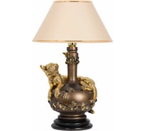 Настольный светильник BOGACHO Агнесса бронзового цвета СБ-71/Б/Крем