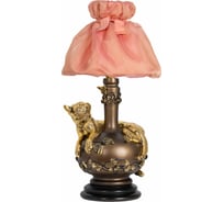 Настольный светильник BOGACHO Агнесса бронзового цвета СБ-71/Б/Мадлен персик