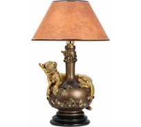 Настольный светильник BOGACHO Агнесса бронзового цвета СБ-71/Б/Персик